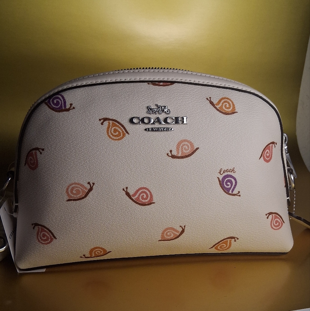 Coach Cream Snail Print Women's Bag